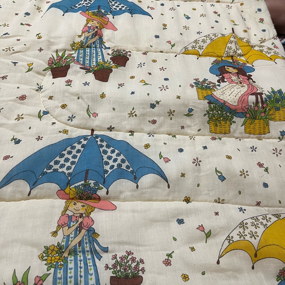 Vintage Holly Hobbie Sleeping Bag Zipper - Picture 2 of 8